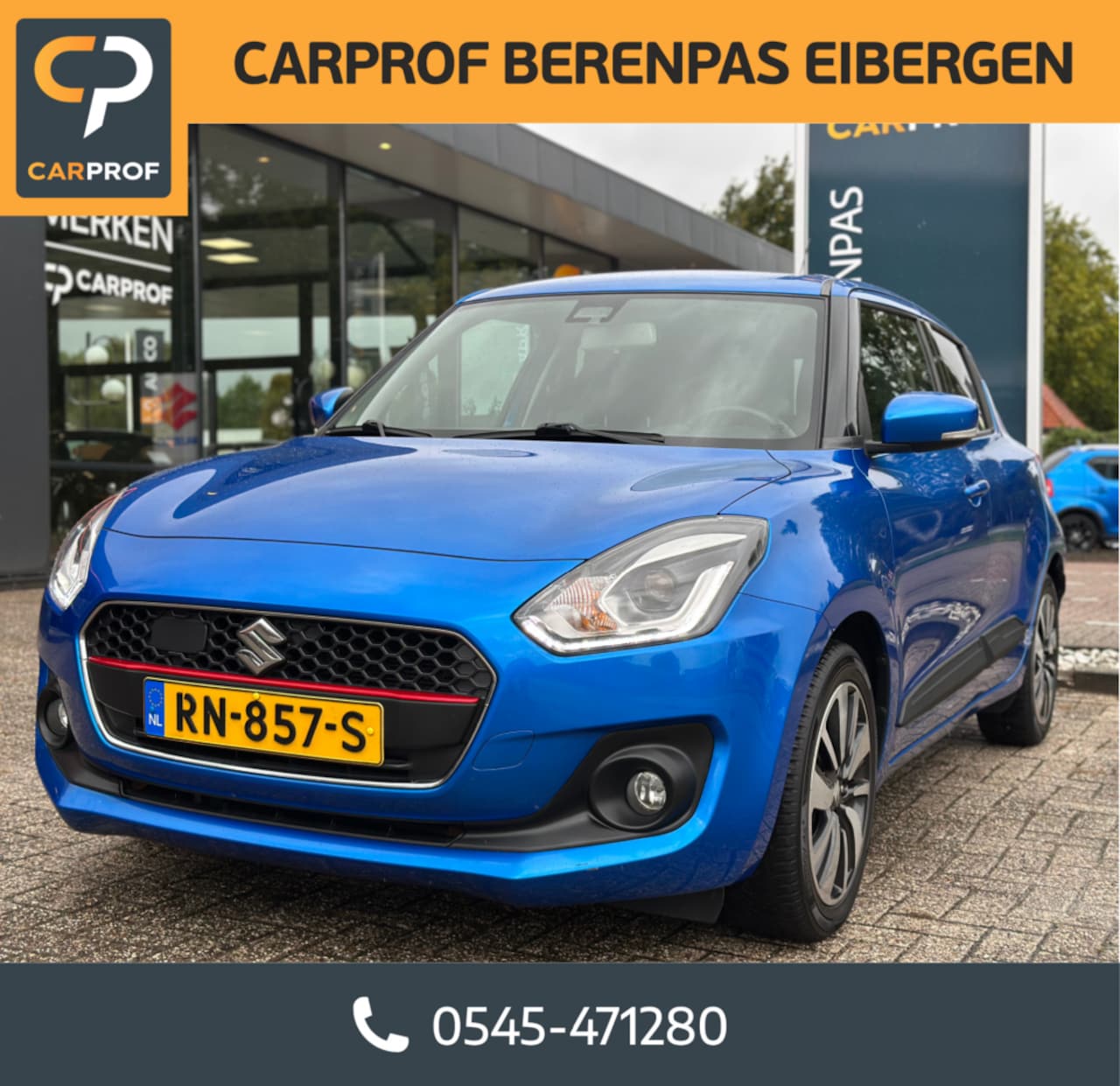 Suzuki Swift - 1.0 5-drs Boosterjet Smart Hybrid Stijl '' Allseason - Camera - Infotainmentsystem '' - AutoWereld.nl