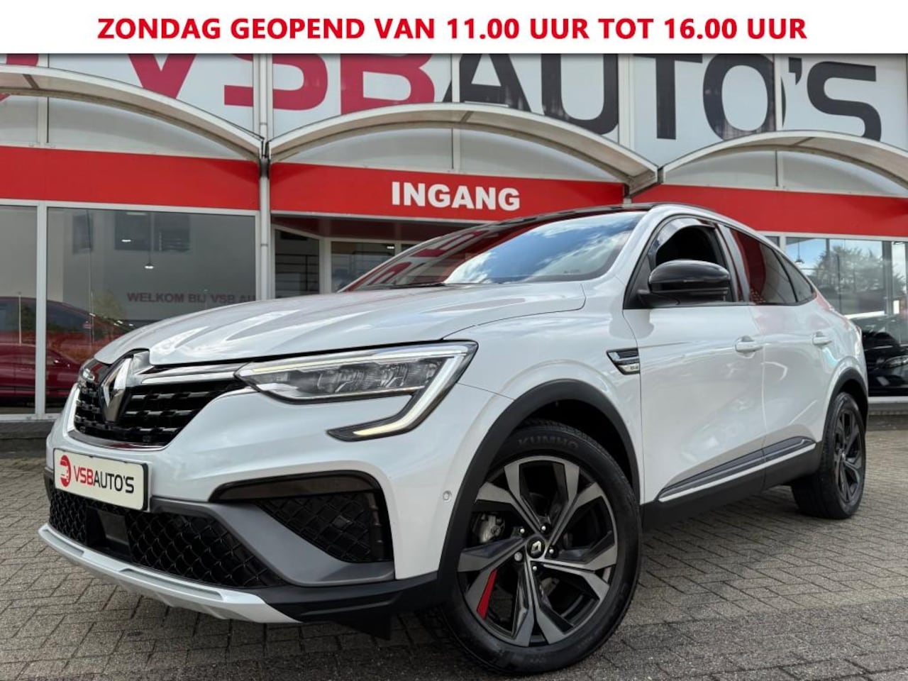 Renault Arkana - 1.3 TCE AUT. MHEV 158PK RS-LINE PANO-DAK NAVI TREKHAAK CAMERA CARPLAY - AutoWereld.nl