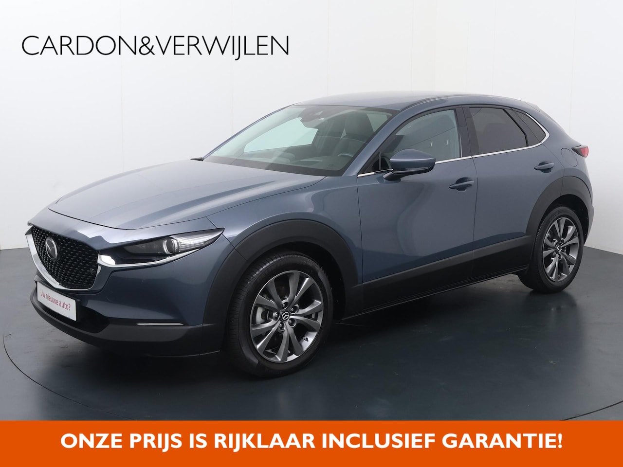Mazda CX-30 - 2.0 e-SkyActiv-X M Hybrid Luxury | 180 PK | Trekhaak afneembaar | Lederen bekleding | Navi - AutoWereld.nl