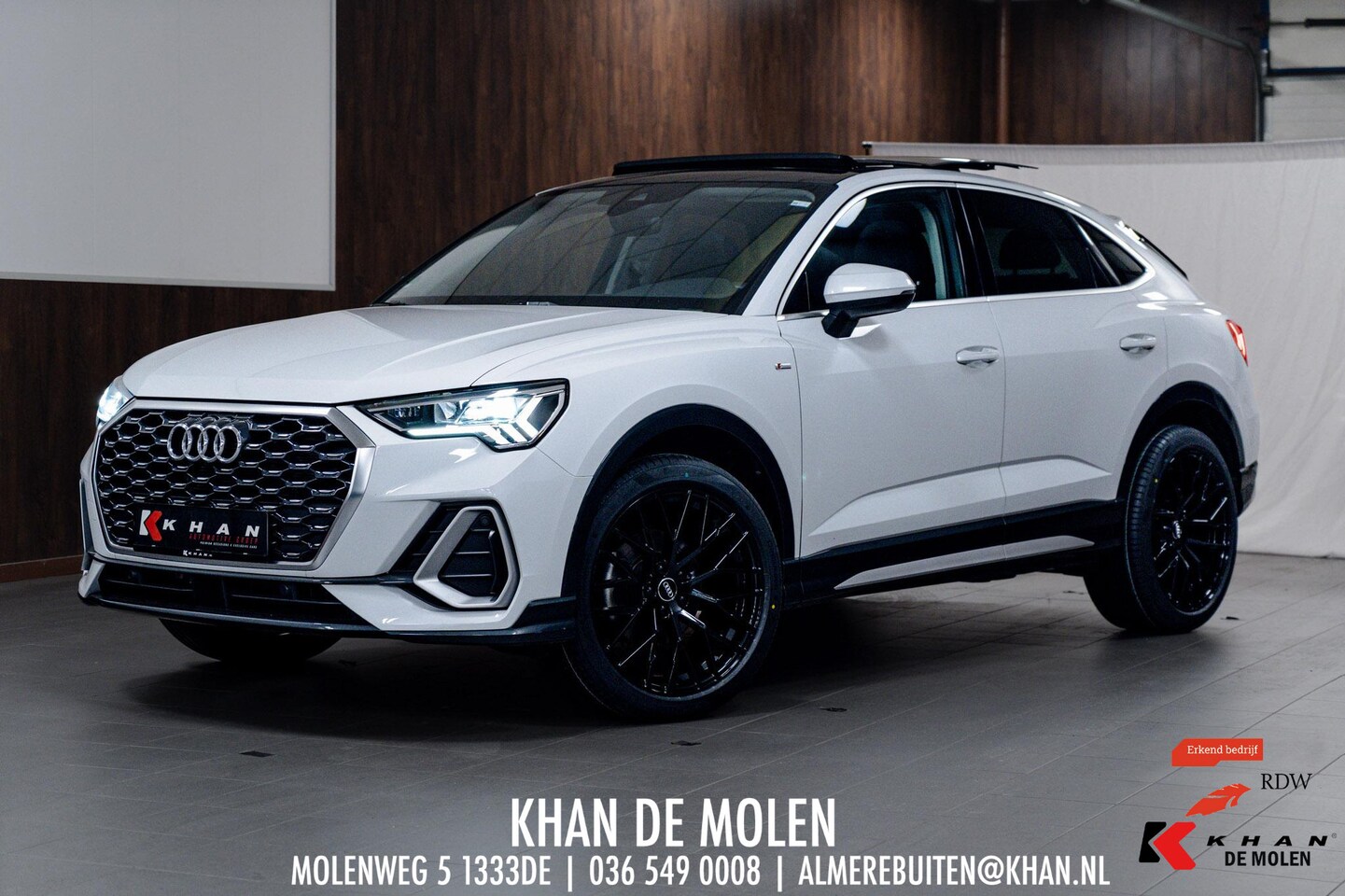 Audi Q3 Sportback - 35 TFSI S Edition PANO|LEER|ELEKTR.ACHTr - AutoWereld.nl