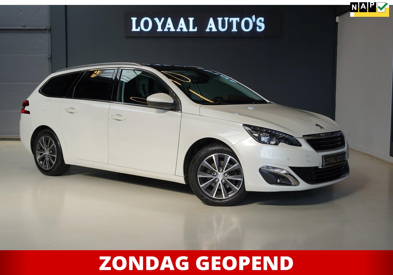 Peugeot 308 SW - 1.2 e-THP Allure | NAVI | BI-XENON | AIRCO | CRUISE | TREKHAAK| NAP | APK. - AutoWereld.nl