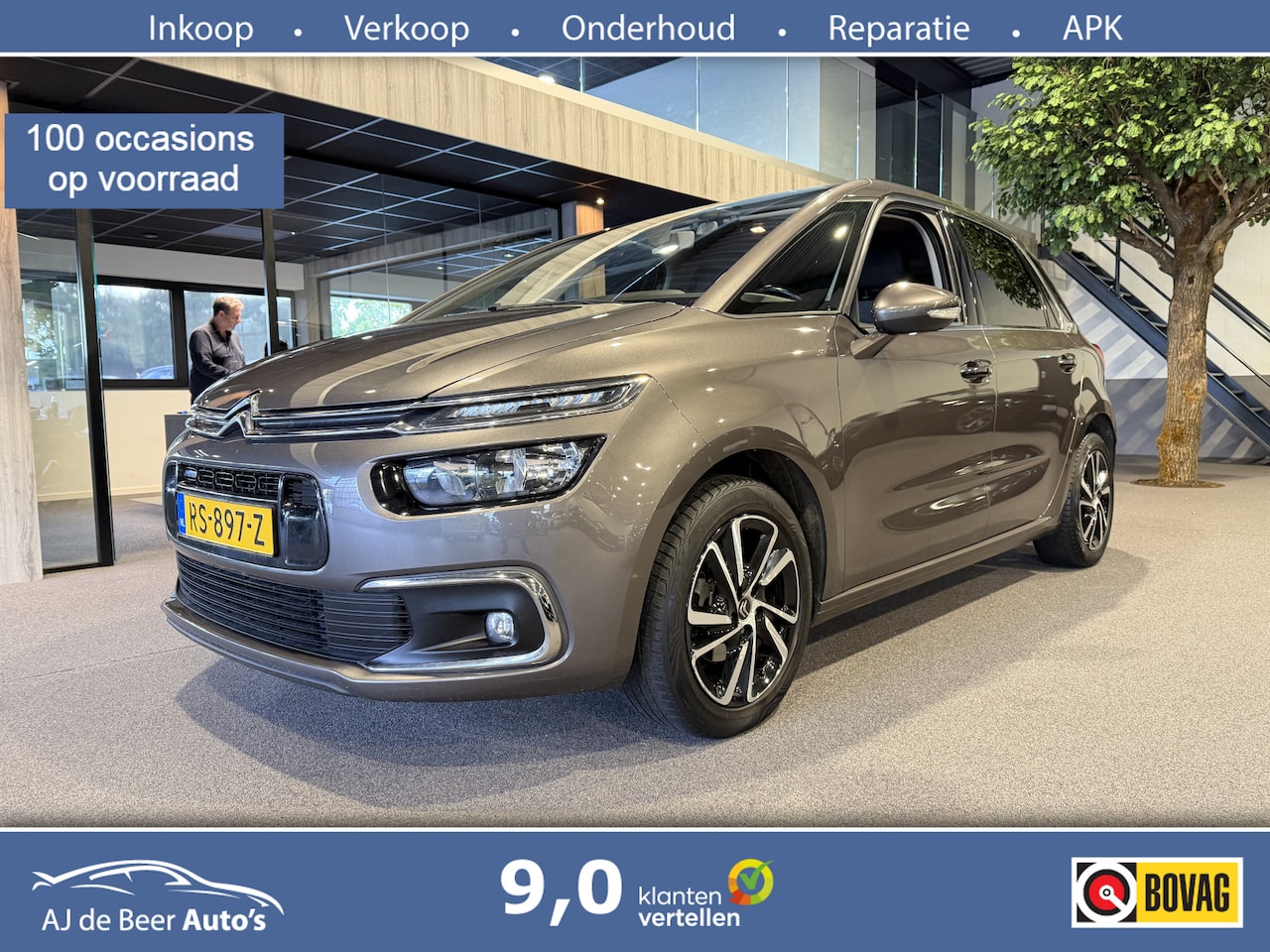 Citroën C4 Picasso - 1.2 130pk Feel Carplay/Android | Navi | Camera | Trekhaak - AutoWereld.nl