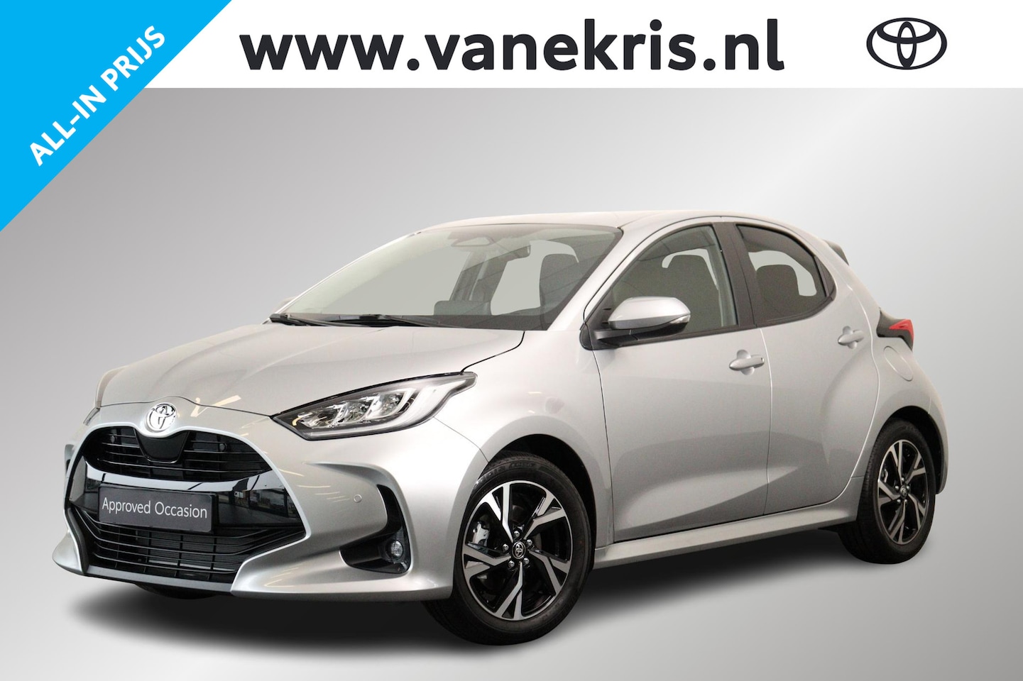 Toyota Yaris - 1.5 Hybrid 115 Dynamic Limited Comfort pack , Stuurverwarming, Parkeersensoren. - AutoWereld.nl