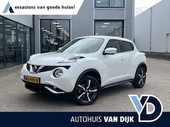 Nissan Juke - 1.2 DIG-T S/S N-Vision | NL Auto/2e Eig./Voll.Historie/Navi/Clima/Cruise/360° Camera/Trekh