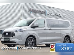 Ford Transit Custom - 2.5 PHEV 233pk L2H1 Limited | Dubbel Cabine | ZERO emissie-proof | Incl BPM | Stuur + Stoe