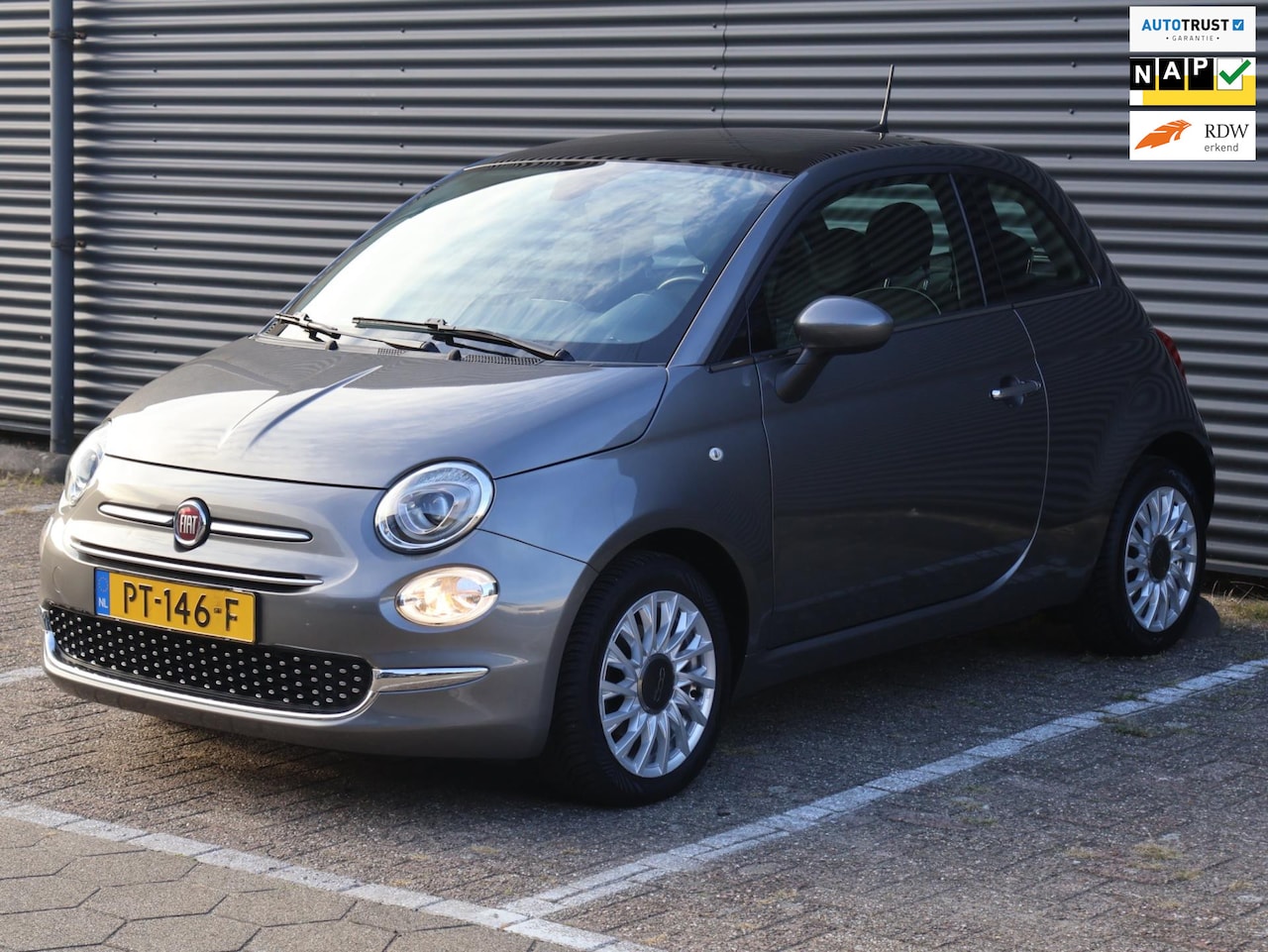 Fiat 500 - 1.2 Lounge |Pano|Cruise|Nav|Climate|PDC|LMV|MFS|NAP - AutoWereld.nl