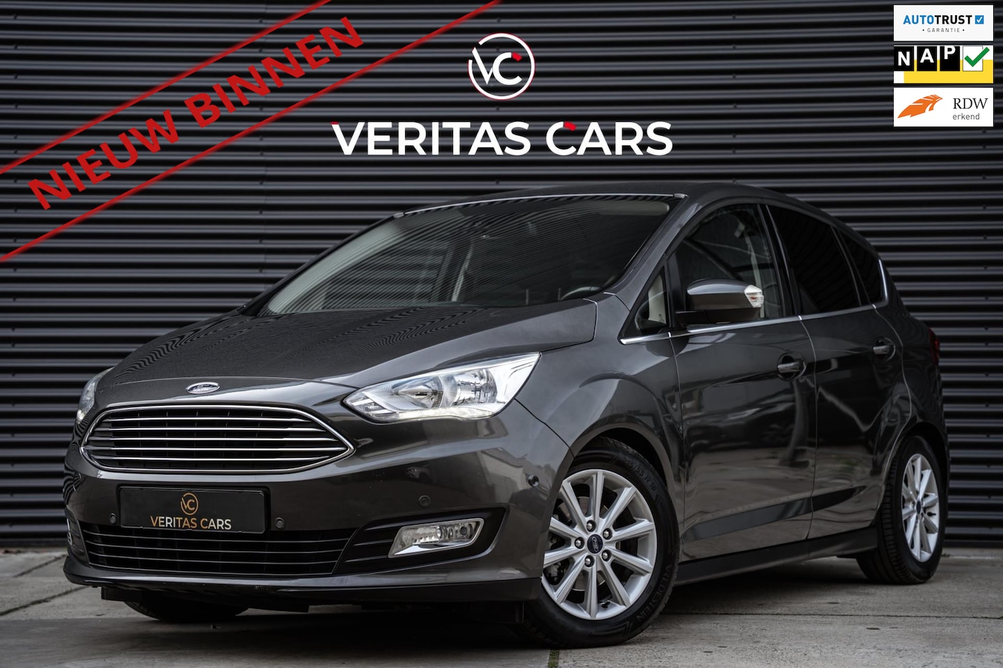 Ford C-Max - 1.0 EcoBoost 125PK Titanium Climate control|Navi|CarPlay|Stoelverwarming - AutoWereld.nl