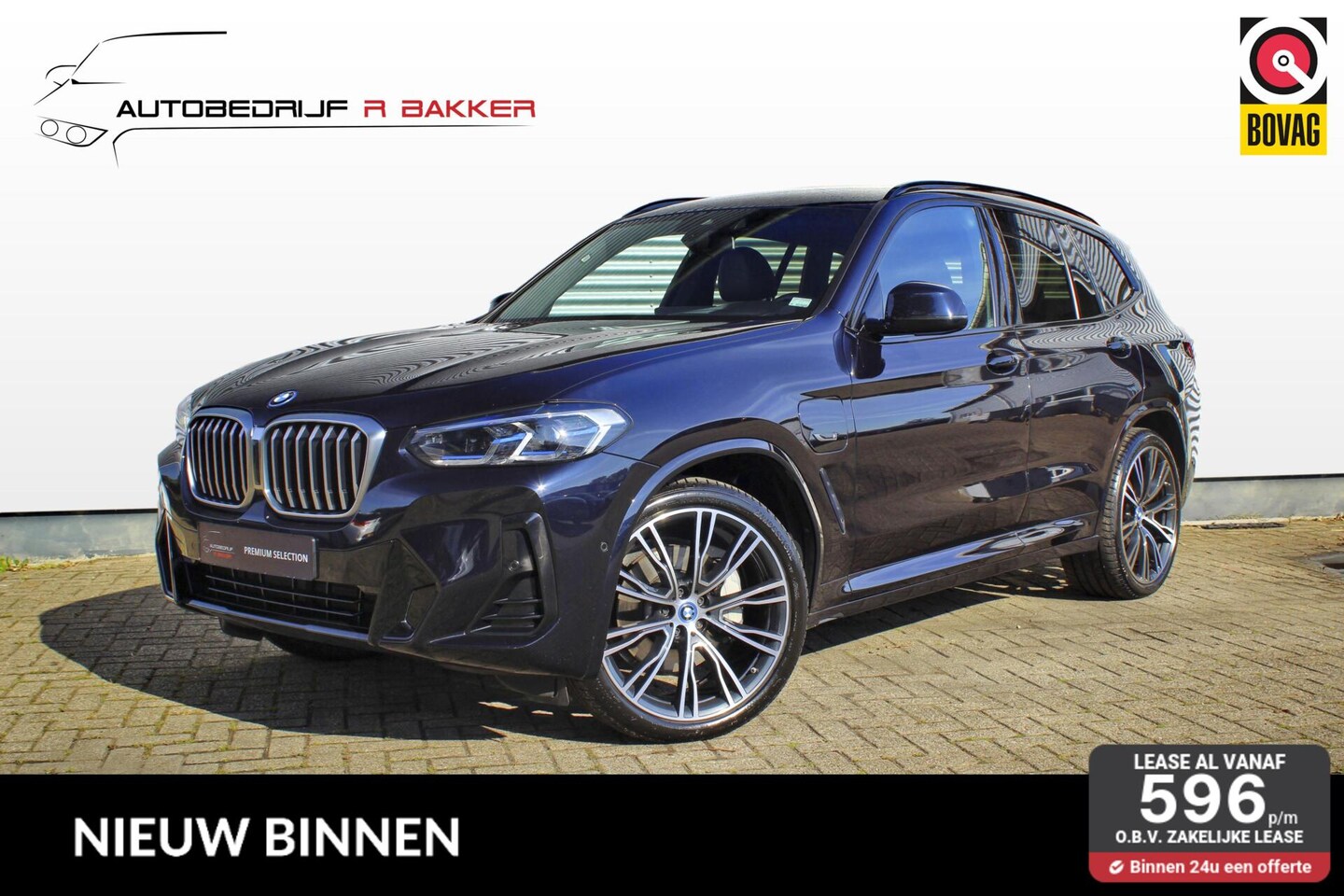 BMW X3 - xDrive30e M Sport // BTW | 21 inch | Leer | Shadow Line | HUD | Camera | Carbon Schwarz | - AutoWereld.nl