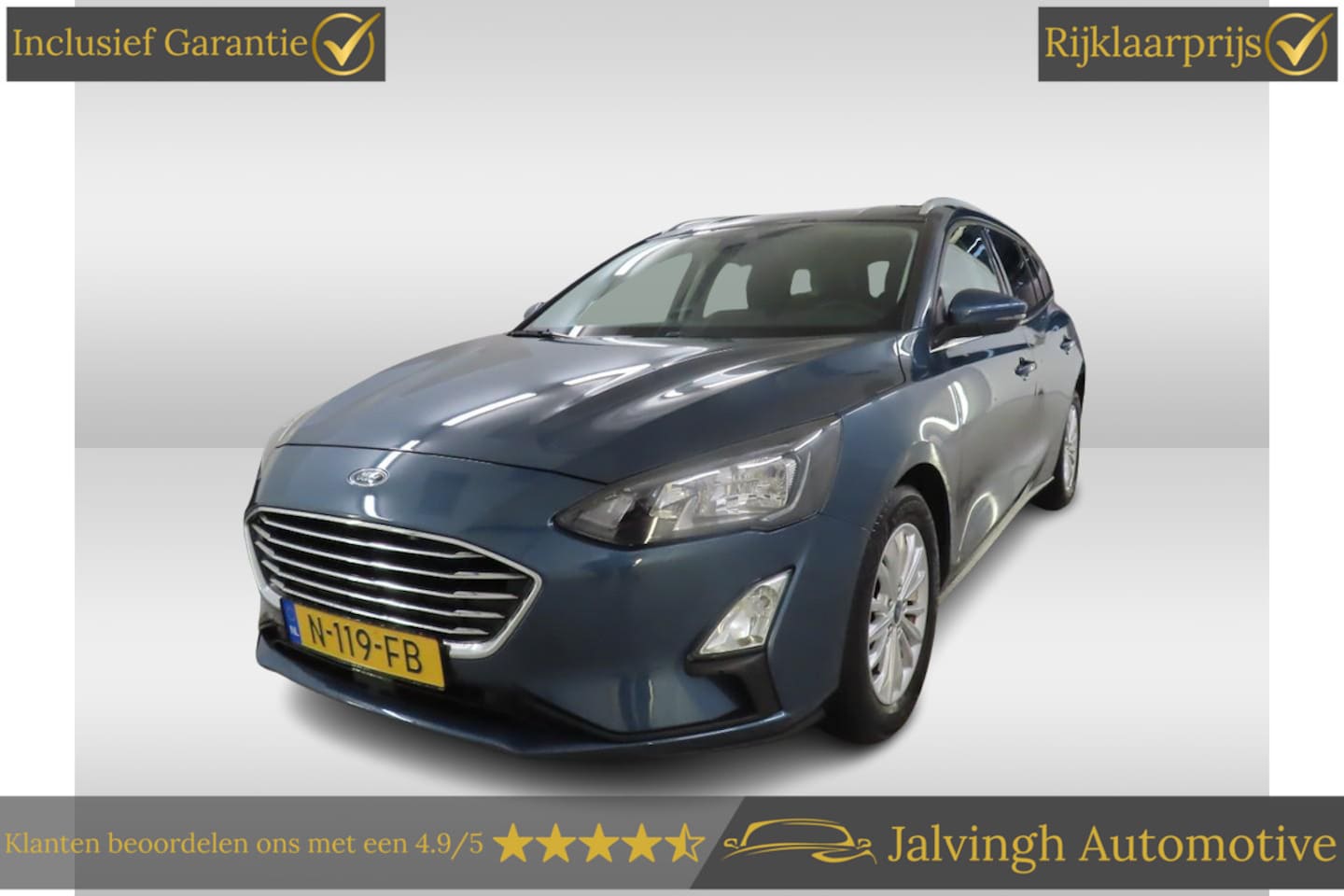 Ford Focus Wagon - 1.0 EcoBoost Hybrid Titanium X Business |1e EIG!|PDC|Camera|Clima! - AutoWereld.nl