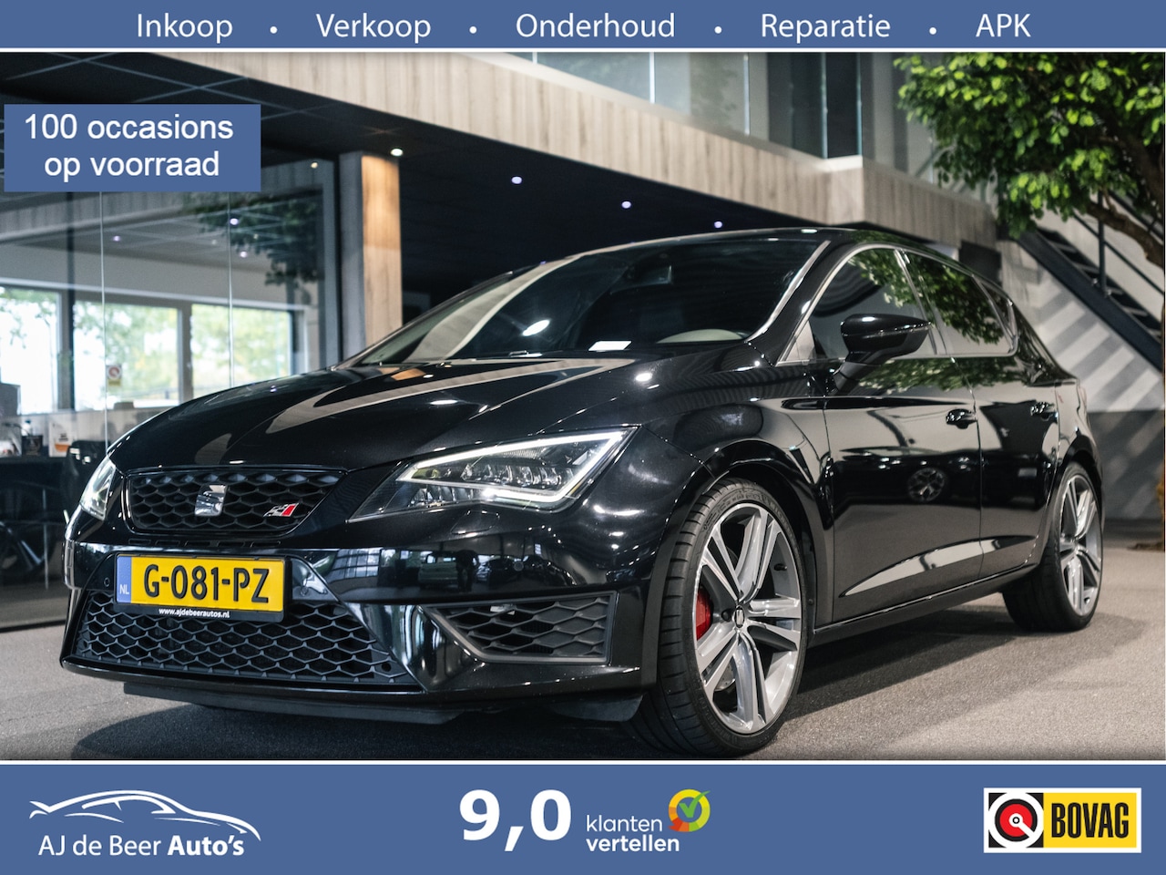SEAT Leon - 2.0 TSI Cupra 280 Volleder | 19" | LED | Navi | Stoelverw. - AutoWereld.nl