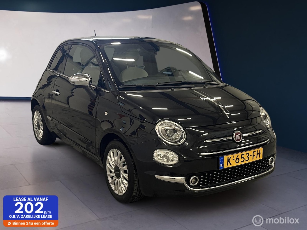 Fiat 500 - 1.0 Hybrid Star Pano/Applecar./Leer/Parksen./Org.NL - AutoWereld.nl