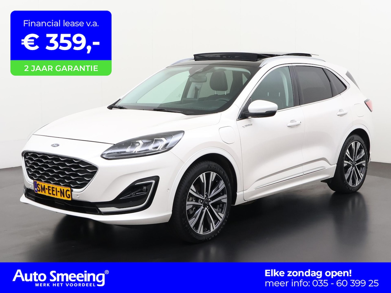 Ford Kuga - 2.5 PHEV Vignale | Trekhaak | Panoramadak | Head Up | Zondag Open! - AutoWereld.nl