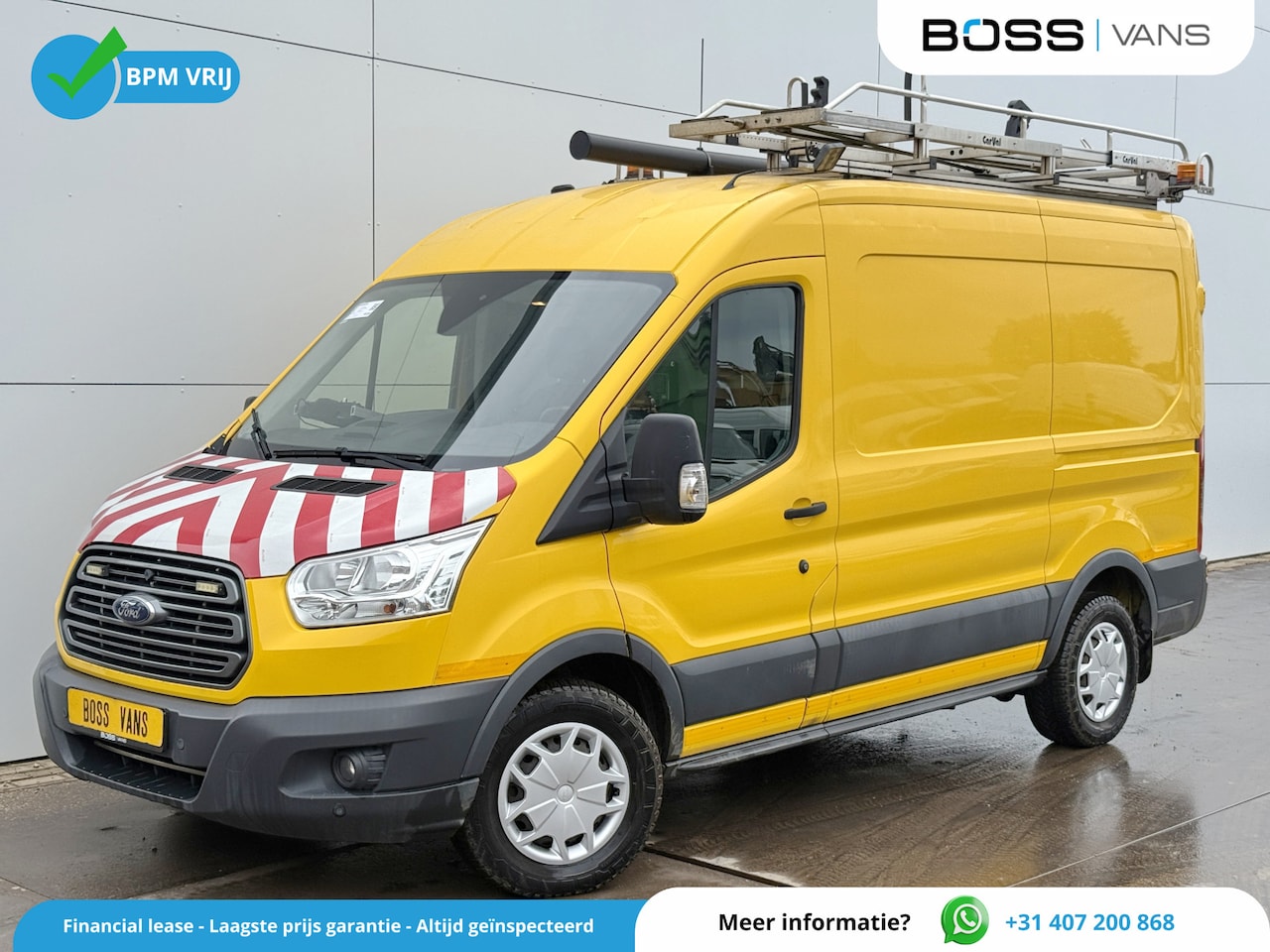 Ford Transit - 350 2.0 TDCI 130pk Elektrisch Imperiaal Volledige Carval Inbouw Airco Cruise Control Camer - AutoWereld.nl