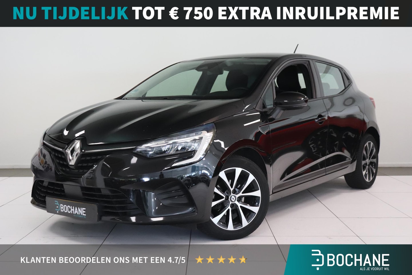 Renault Clio - 1.0 TCe 90 Equilibre | Parkeersensor | Airco | Lichtmetaal | AppleCarplay AndroidAuto navi - AutoWereld.nl
