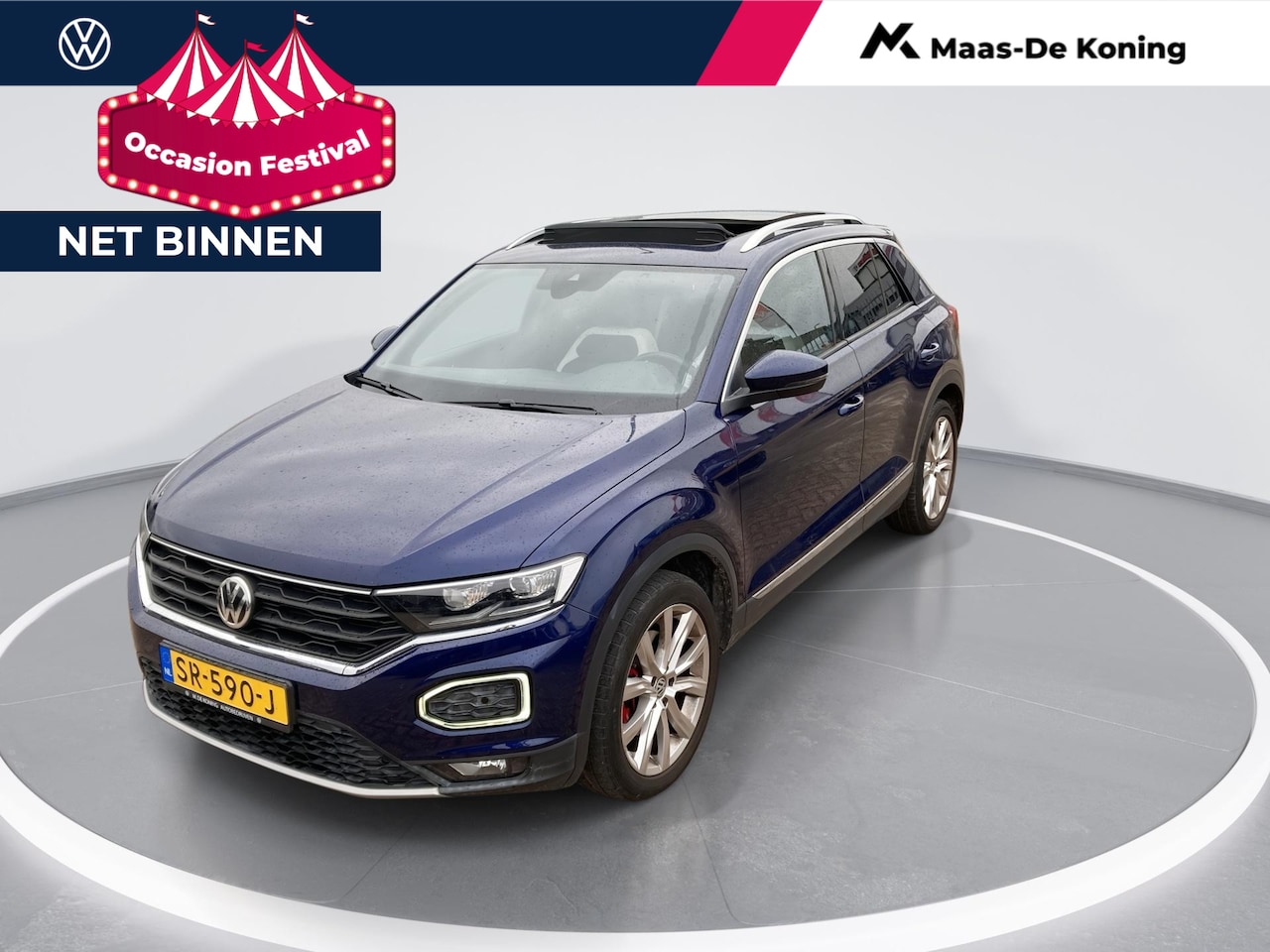 Volkswagen T-Roc - 1.5 TSI/150PK Sport · Navigatie · Camera + Parkeersensoren · Panoramadak - AutoWereld.nl