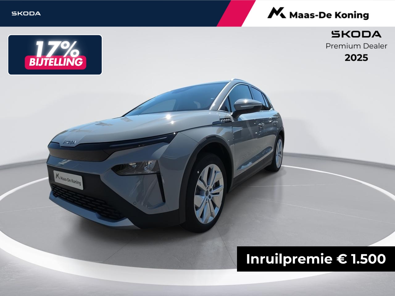 Skoda Elroq - Business Edition Tour Elektromotor 210 kW / 286 PK | 20'' Lichtmetalen Velgen | Trekhaak W - AutoWereld.nl