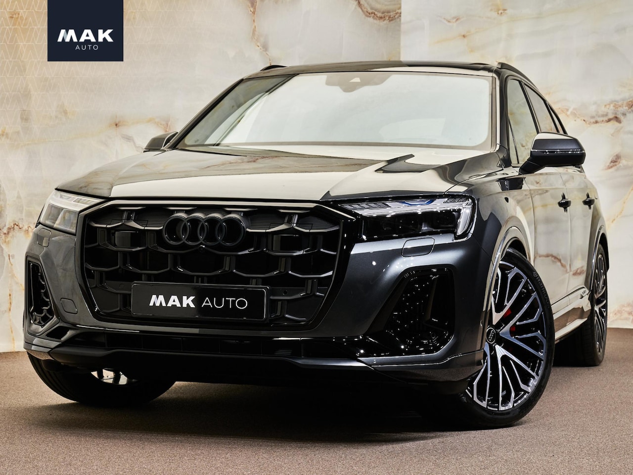 Audi Q7 - 60 TFSI e quattro Pro Line S Competition 60 TFSI e Quattro Pro Line S Competition, pano, B&O adv., carbon extr., nachtzicht, 4W-bes - AutoWereld.nl