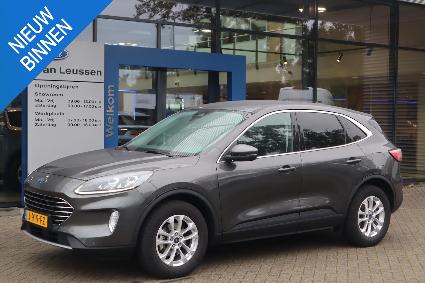 Ford Kuga - 1.5 ECOBOOST TITANIUM-X ANDROID/APPLE P-SENSOREN HALFLEDER CRUISE NAVI KEYLESS PRIVACY-GLA - AutoWereld.nl