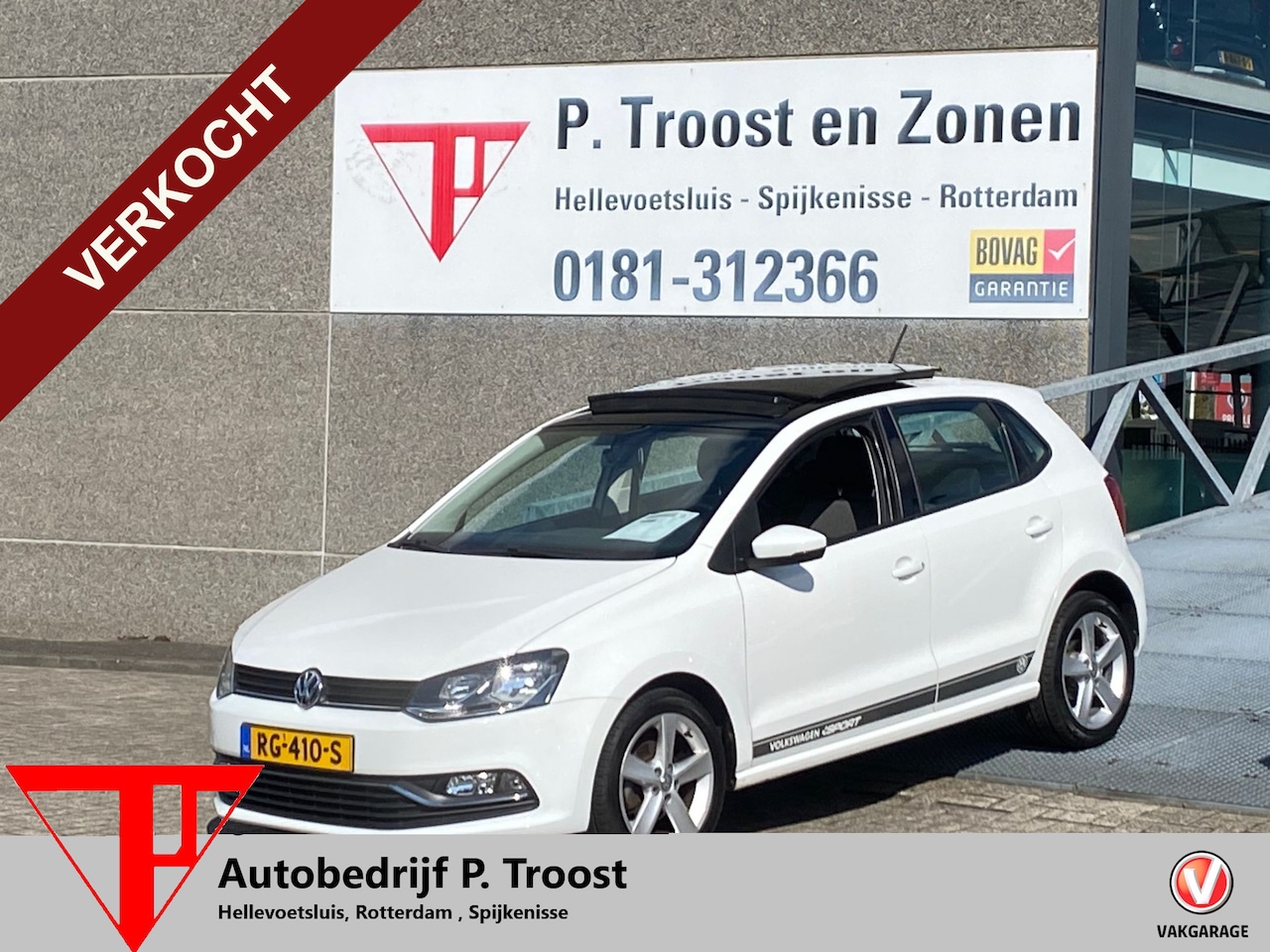 Volkswagen Polo - 1.2 TSI Panoramadak/Licht metaal/Navigatie/Airco/Privacy glass/Spiegelverwarming - AutoWereld.nl