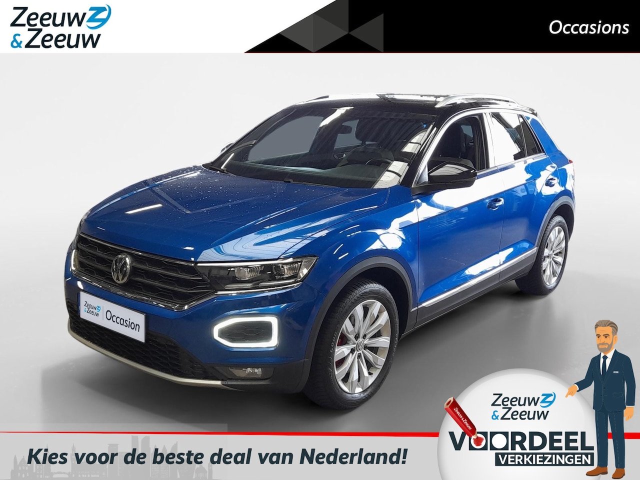 Volkswagen T-Roc - 1.5 TSI Automaat | Navi | Bluetooth | Camera | Metallic lak | Bovag garantie | NAP - AutoWereld.nl