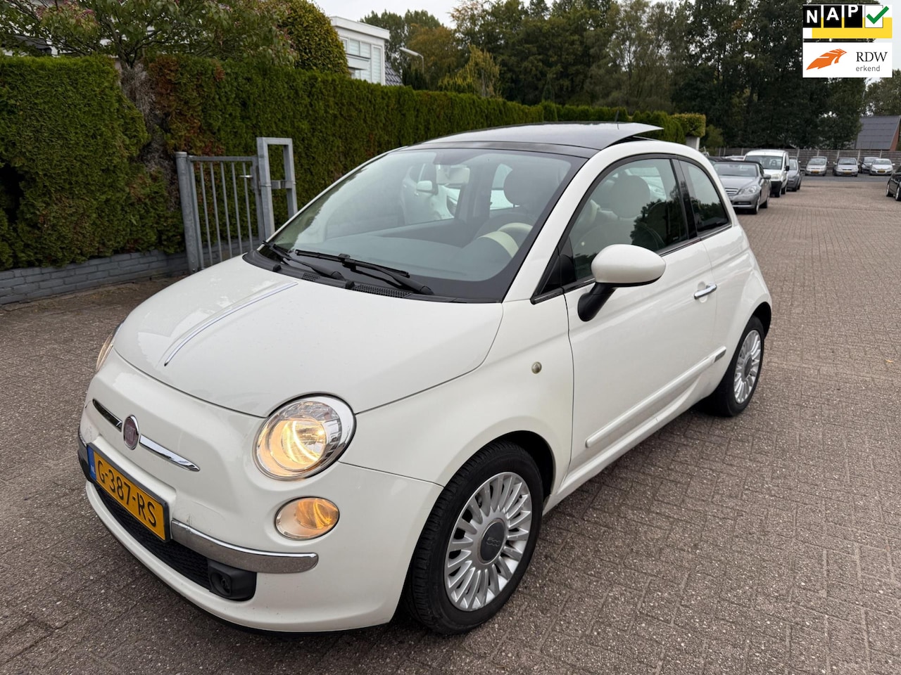 Fiat 500 - 1.2 Lounge AC PANO LMV - AutoWereld.nl