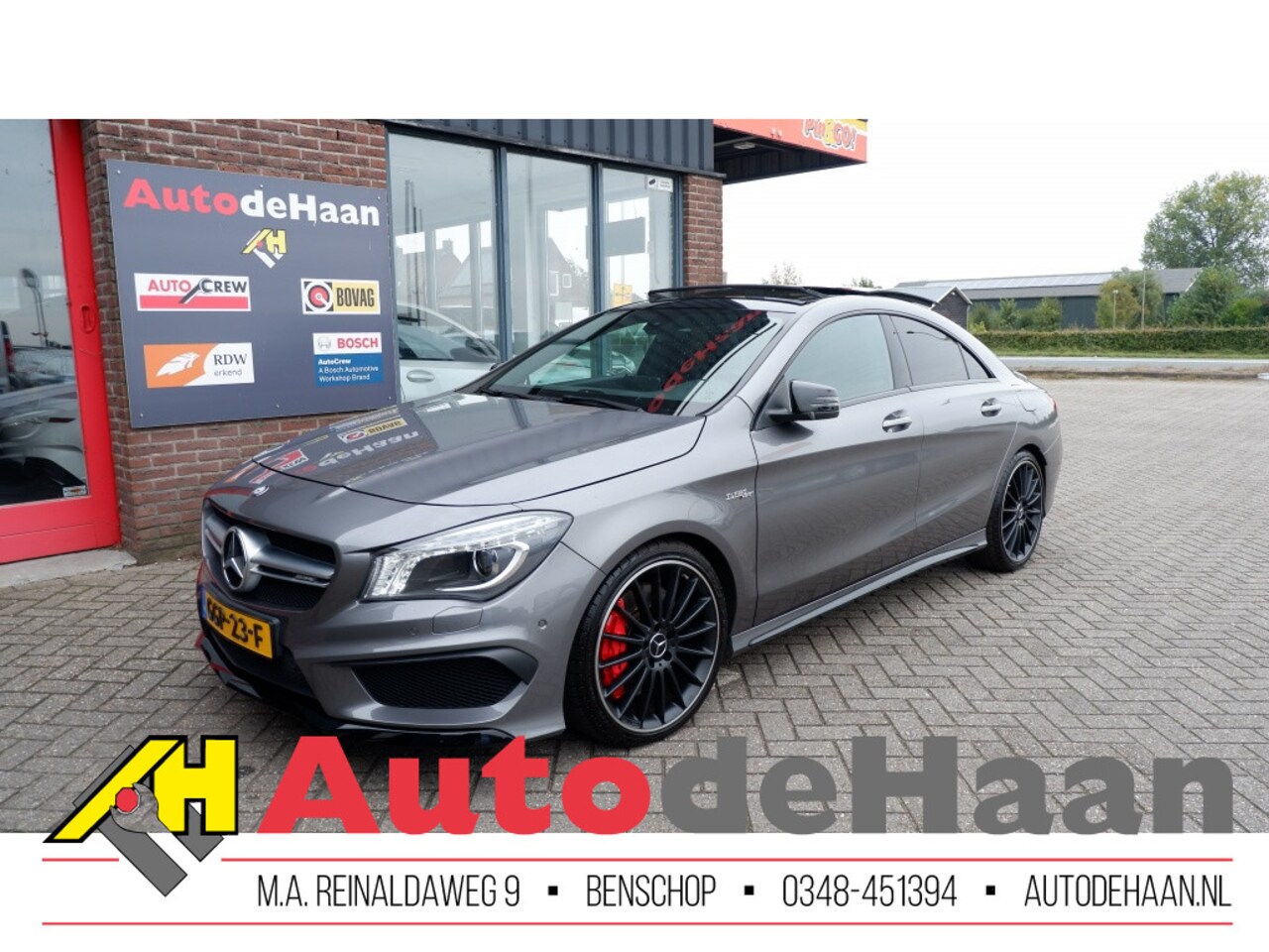 Mercedes-Benz CLA-Klasse - AMG 45 4M. Pano/Camera/Harman Kar./19"/Keyless/Carbon/Perf.pakke - AutoWereld.nl