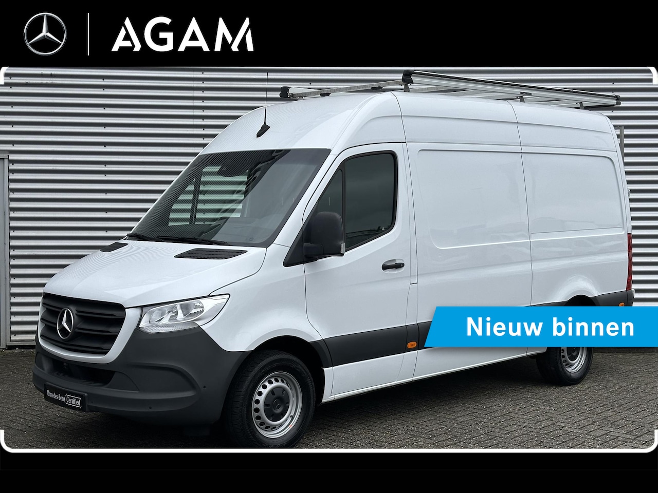 Mercedes-Benz Sprinter - 315 CDI L2H2 Automaat Navi Airco 3500kg Trekhaak Sortimo-Inrichting Imperiaal Trap etc etc - AutoWereld.nl