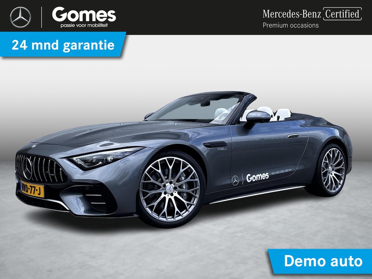 Mercedes-Benz SL-klasse Cabrio - Mercedes-AMG 43 | Premium Plus | AMG Aerodynamica Pakket | Rijassistentiepakket Plus | V8 - AutoWereld.nl