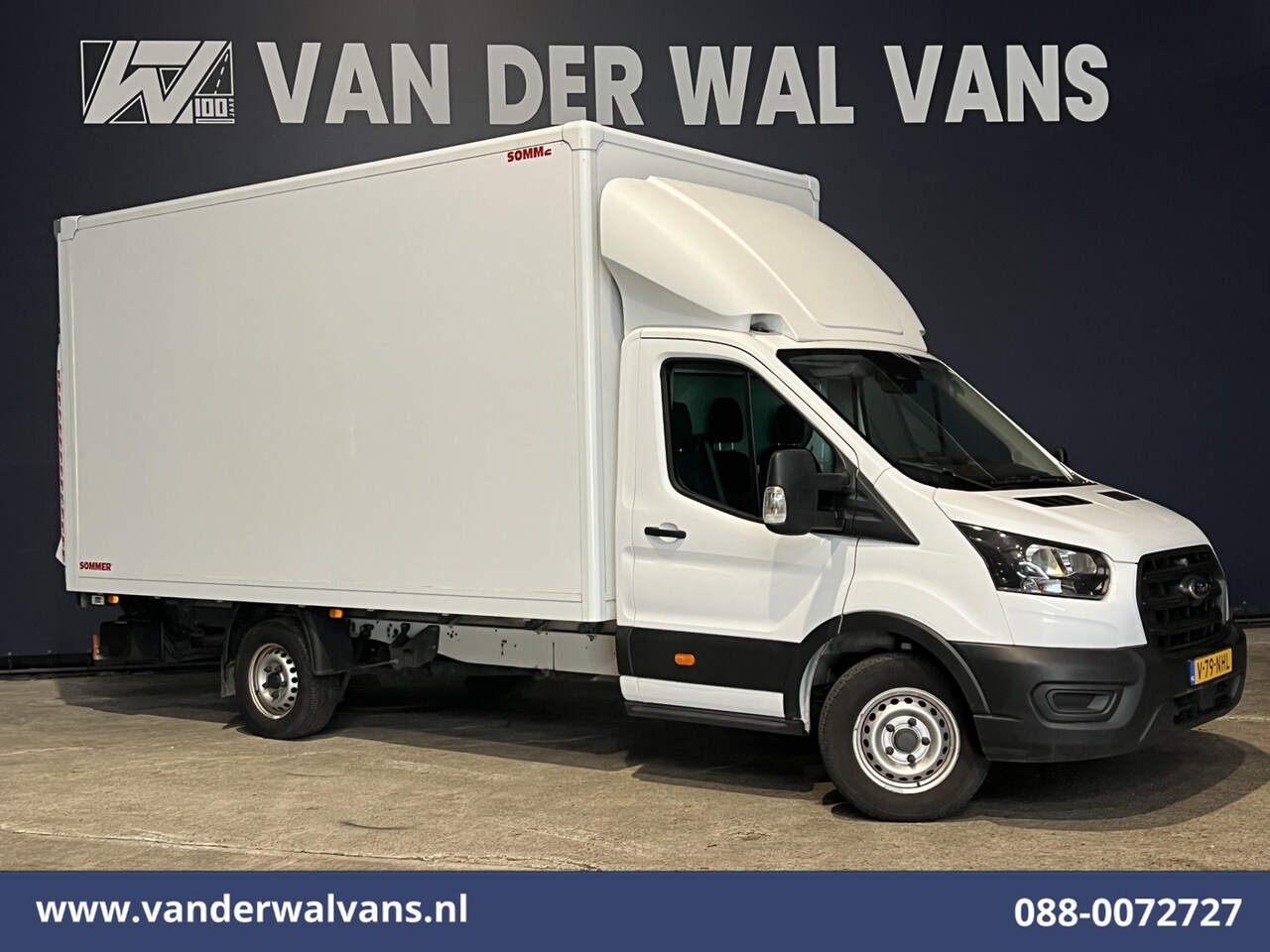 Ford Transit - 2.0 TDCI 130pk Bakwagen 221cm hoog Laadklep Euro6 Airco | 3-Zits | Camera | 1020kg laadver - AutoWereld.nl