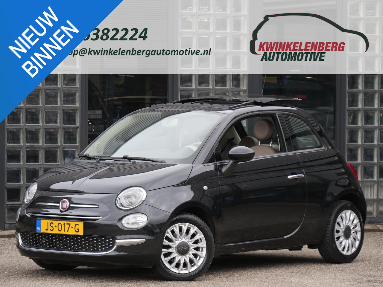 Fiat 500 - TWINAIR 80PK LOUNGE/ SCHUIFDAK/ LEER/ NAVI - AutoWereld.nl