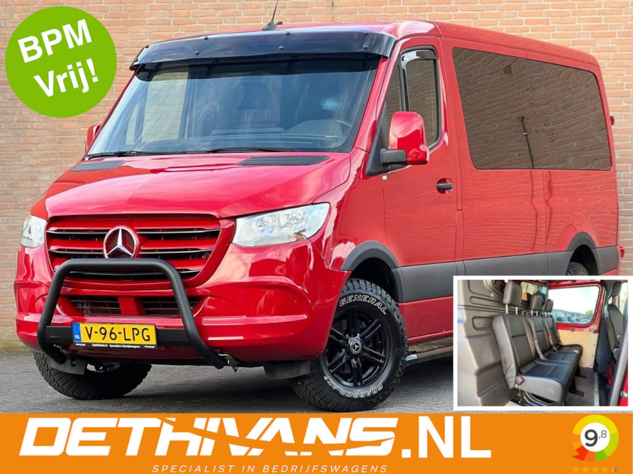 Mercedes-Benz Sprinter - 317CDI 170PK Dubbelcabine L2H1 / Carplay / Trekhaak / Euro6 - AutoWereld.nl