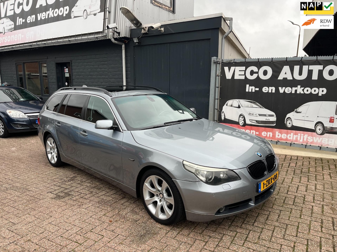 BMW 5-serie Touring - 525i Executive Panorama nette auto* youngtimer * navi pdc - AutoWereld.nl