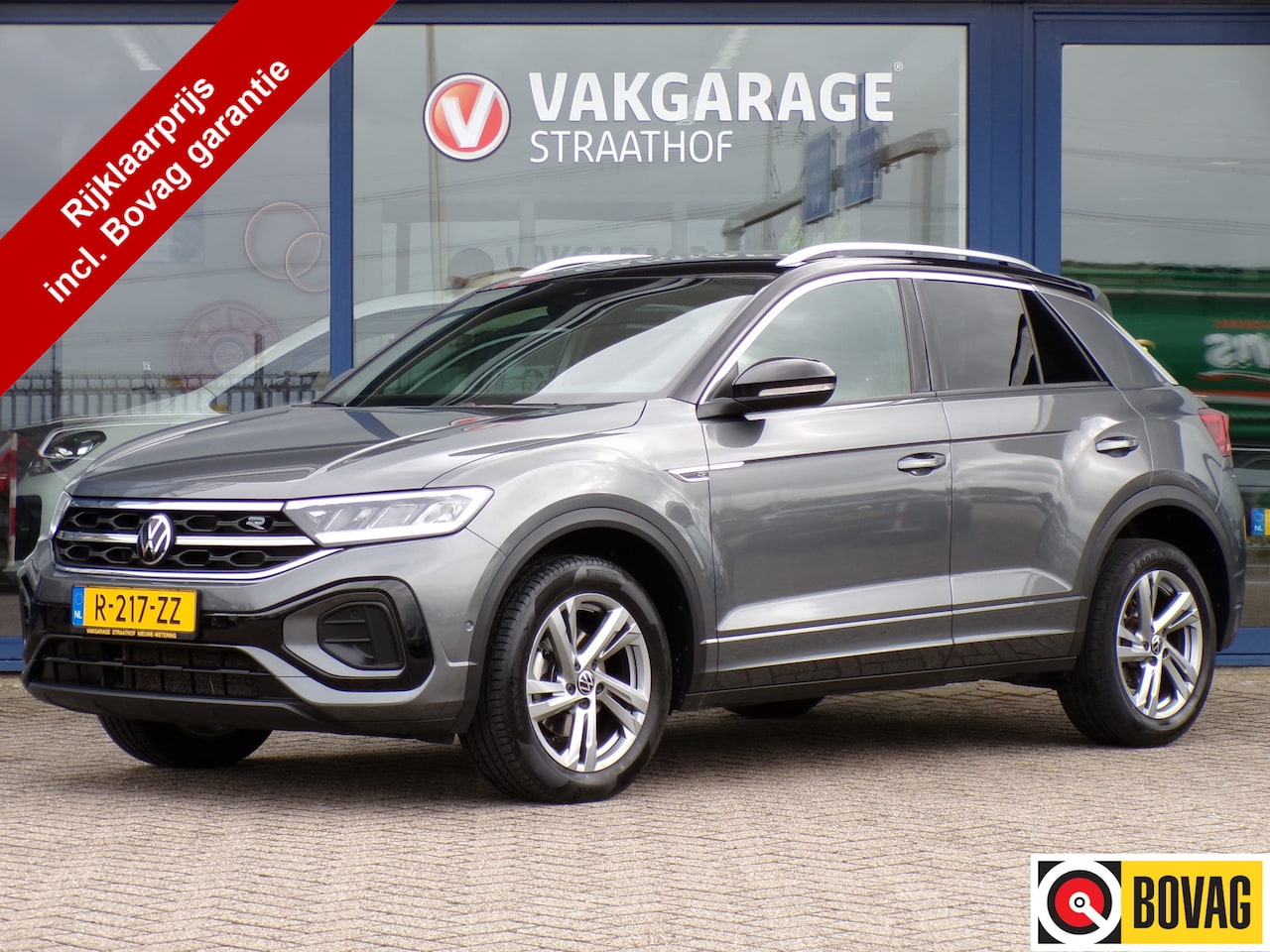 Volkswagen T-Roc - 1.0 TSI R-Line 1.0 TSI R-Line, Carplay + Android Auto / Sensoren + Camera / Adaptive Cruise / Full LED. / - AutoWereld.nl