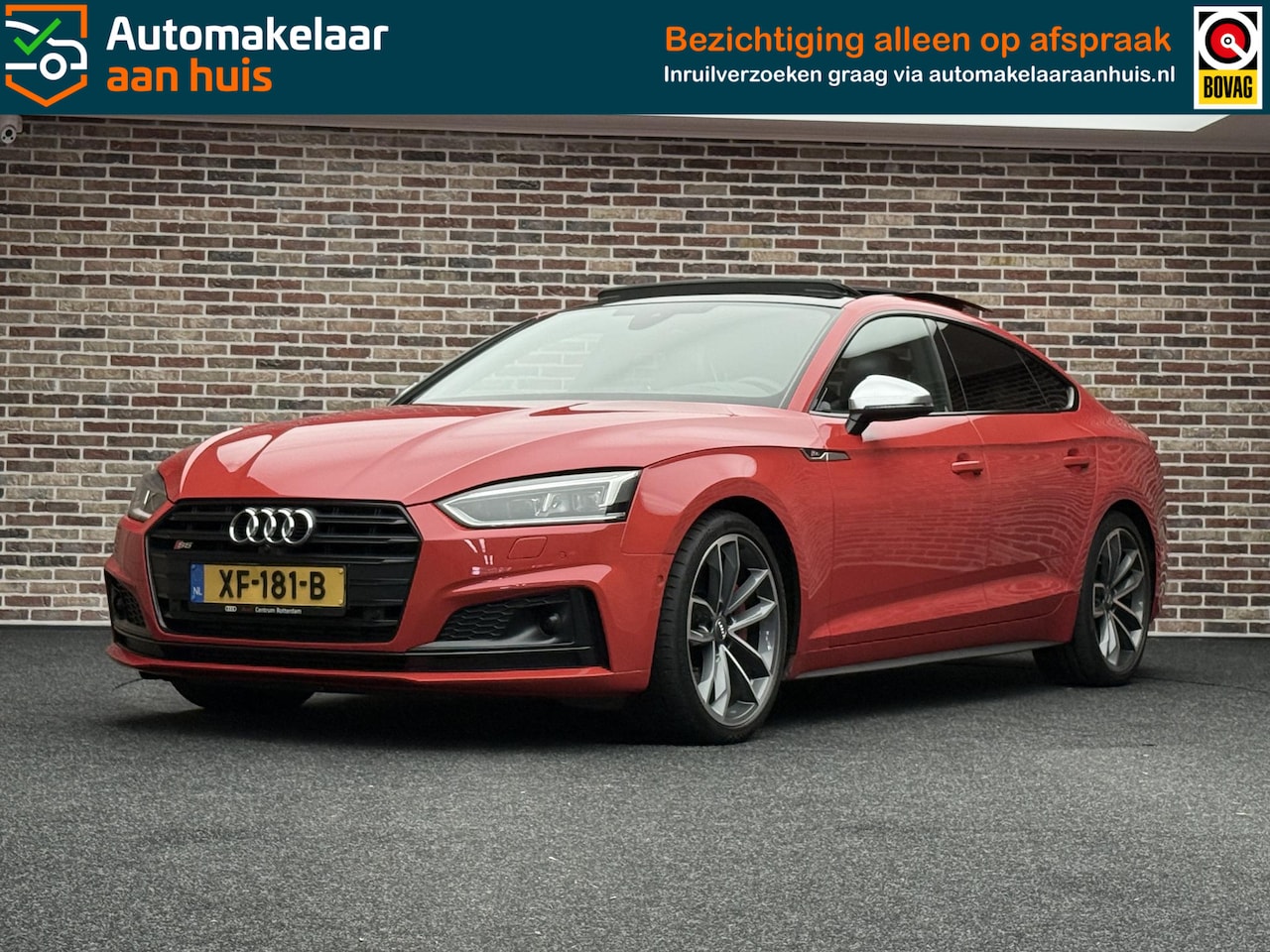 Audi S5 - 3.0TFSI quattro Pro Line Plus DAK LEDER ACC HEADUP MASSAGE TREKHAAK - AutoWereld.nl