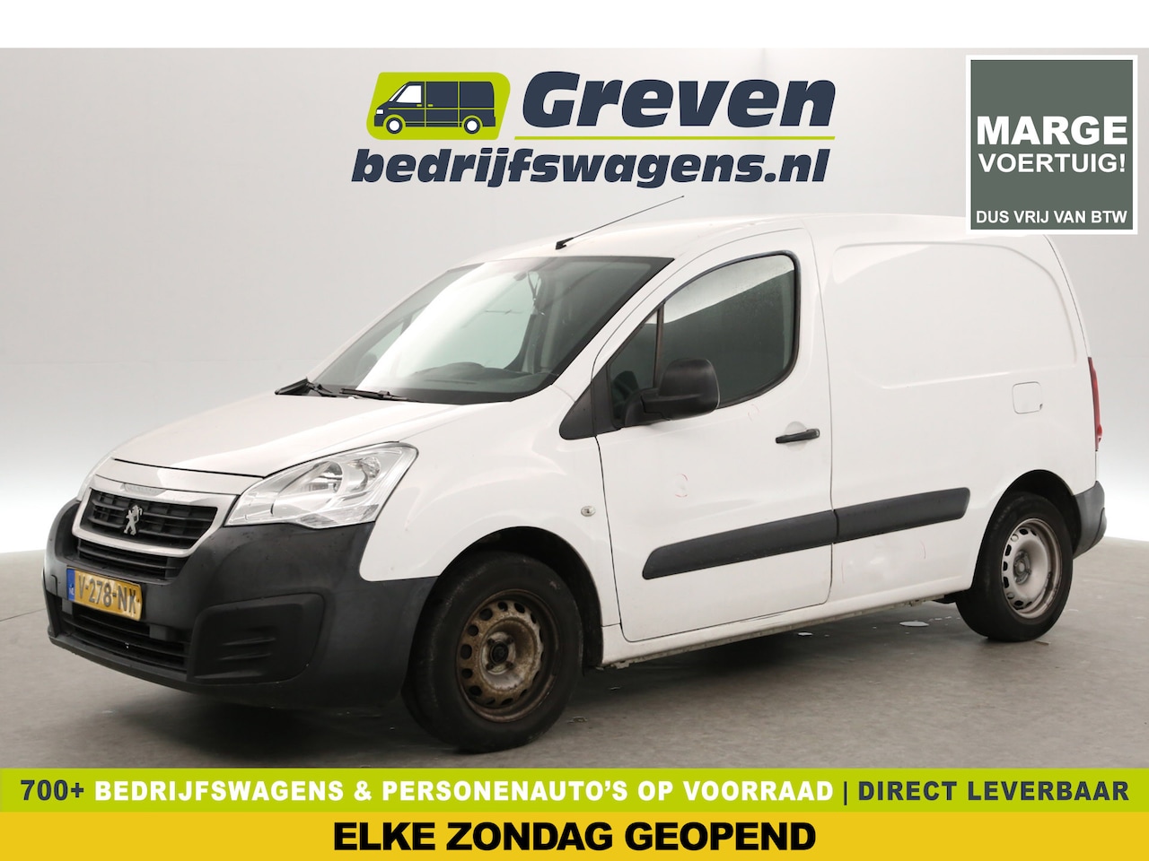Peugeot Partner - 120 1.6 BlueHDi | MARGE | Export | Airco | Elektrpakket - AutoWereld.nl