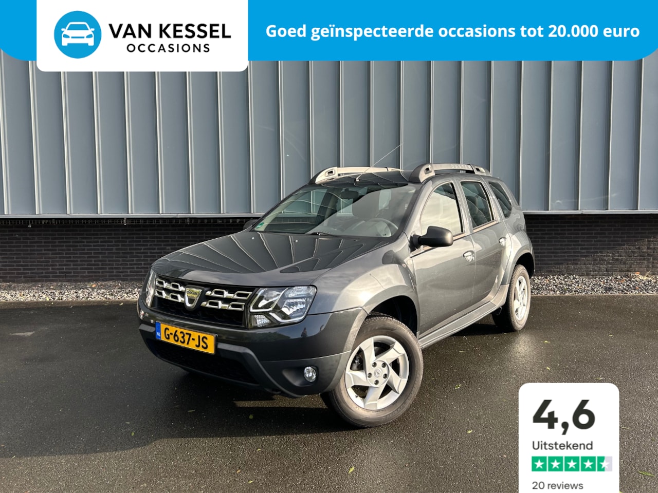 Dacia Duster - 1.2 Tce 4x2 Prestige Navi | Trekhaak | Cruise Control | Achteruitrijcamera - AutoWereld.nl