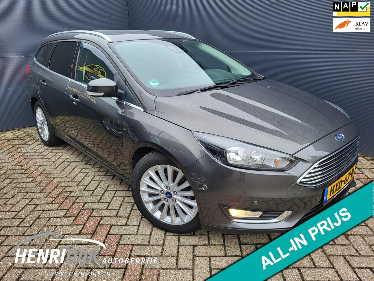Ford Focus Wagon - 1.0 EcoBoost Titanium Automaat / Camera / Stoelverwarming / Cruise - AutoWereld.nl
