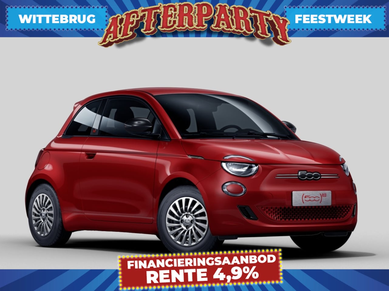 Fiat 500 - RED 24 kWh DIRECT RIJDEN - GRATIS WALLBOX - 8 JAAR GARANTIE - AutoWereld.nl