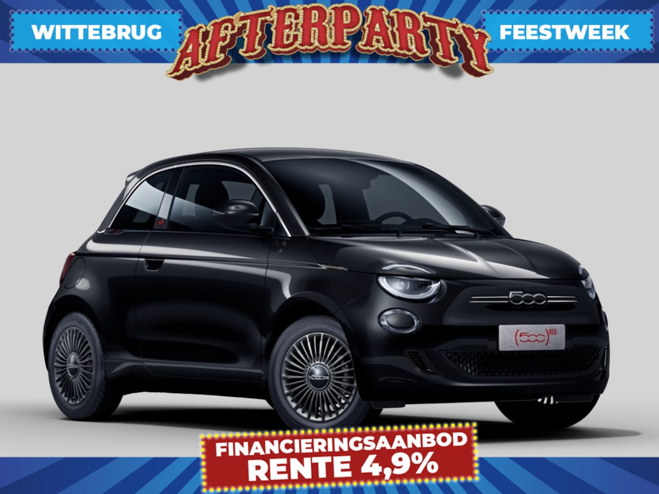 Fiat 500 - RED 24 kWh DIRECT RIJDEN - 15" VELGEN - CAMERA - 8 JAAR GARANTIE - AutoWereld.nl