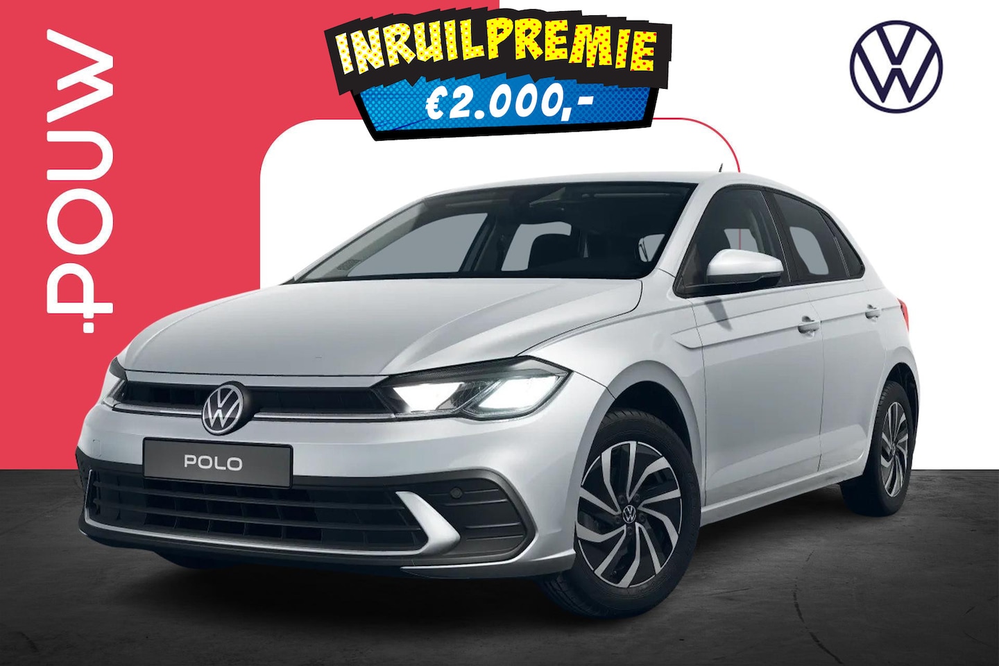 Volkswagen Polo - 1.0 MPI 80pk Edition | LMV 15'' | Extra Getint Glas - AutoWereld.nl