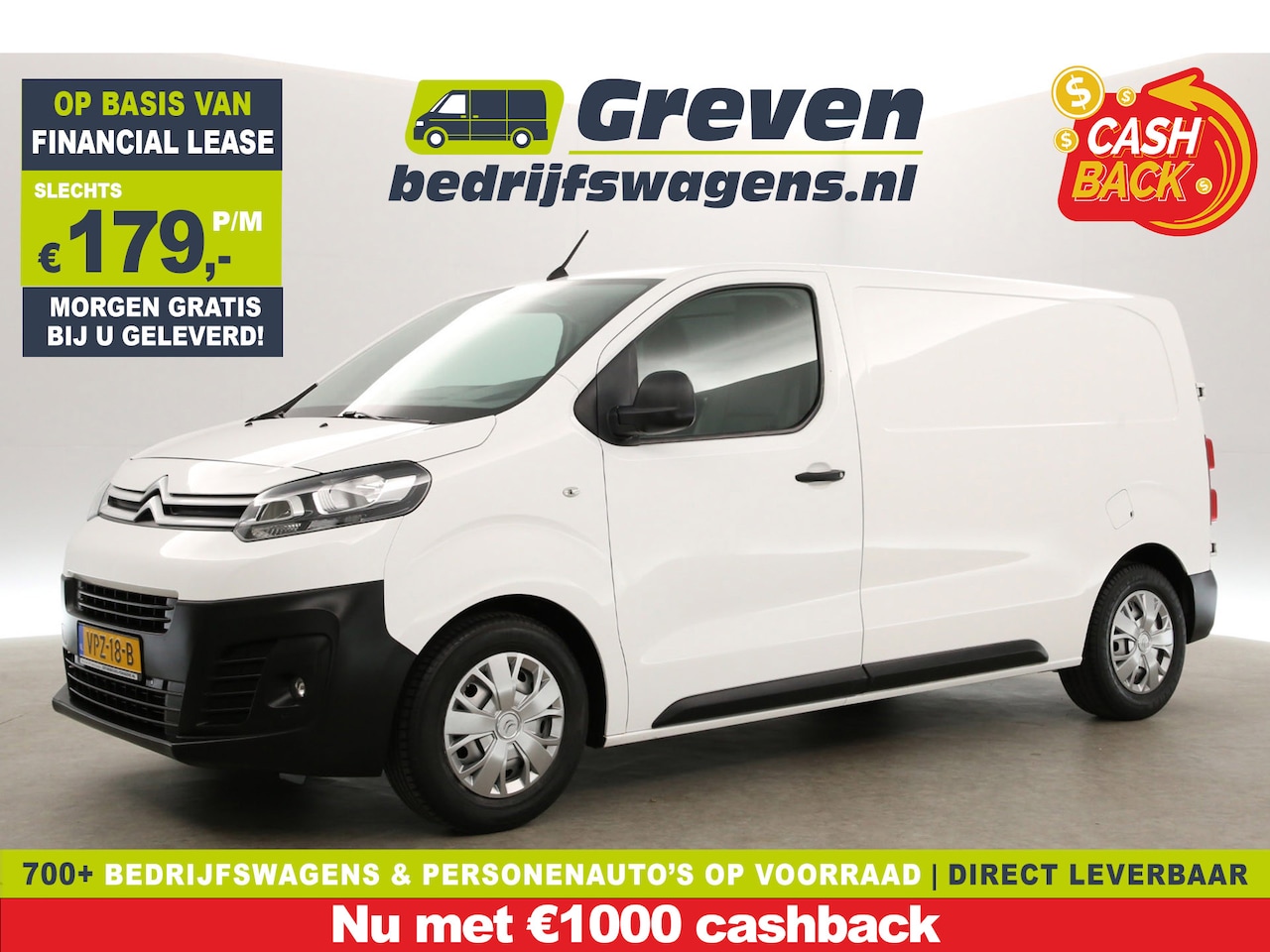 Citroën Jumpy - 1.6 BlueHDI L2H1 | 2000kg Trekgew. | Cruise | Parkeersensoren | Elektrpakket | Schuifdeur - AutoWereld.nl