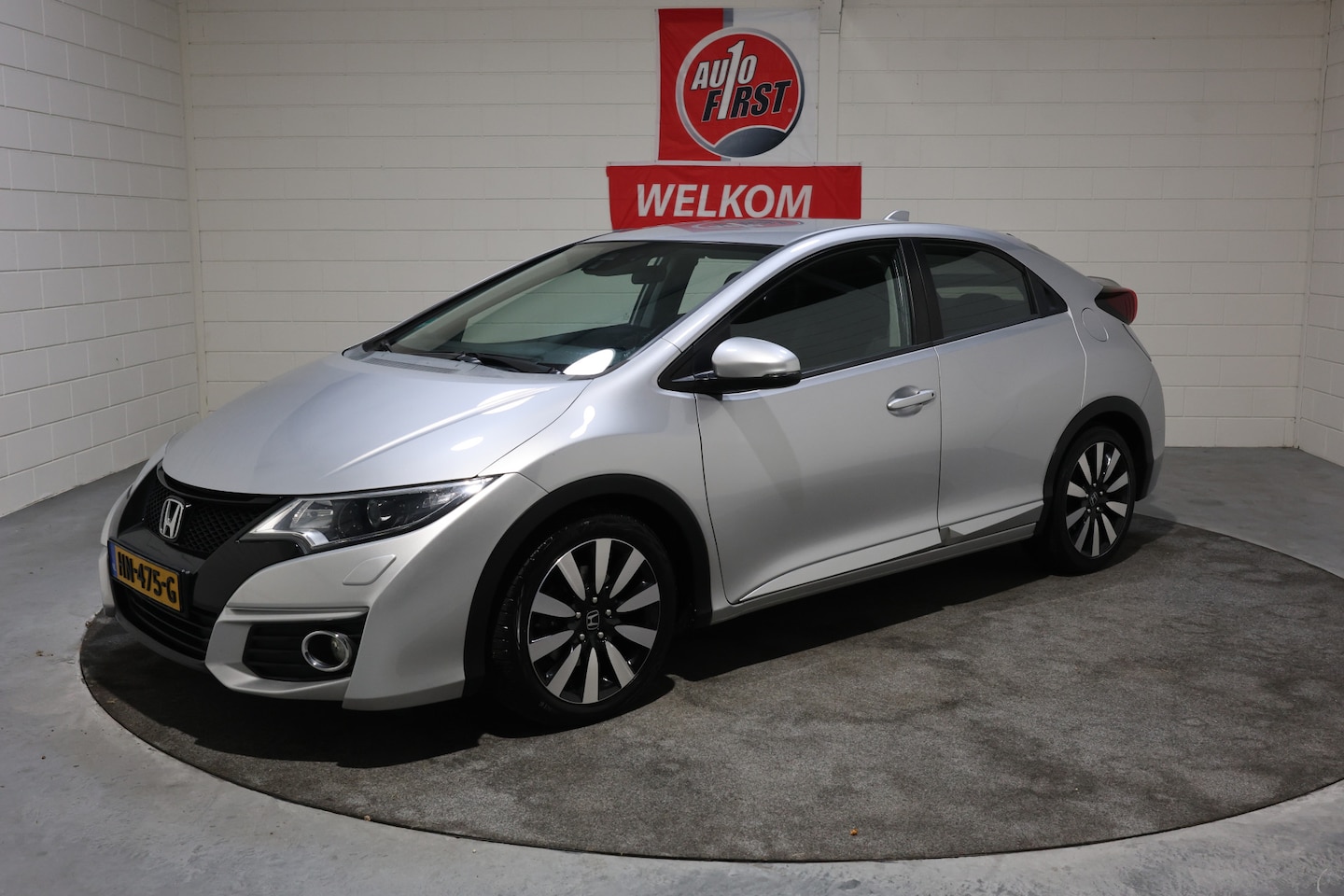 Honda Civic - 1.4 Elegance 1.4 Elegance, Volledig dealer onderhouden, Cruise control, Climate control, Navigatie, Ach - AutoWereld.nl