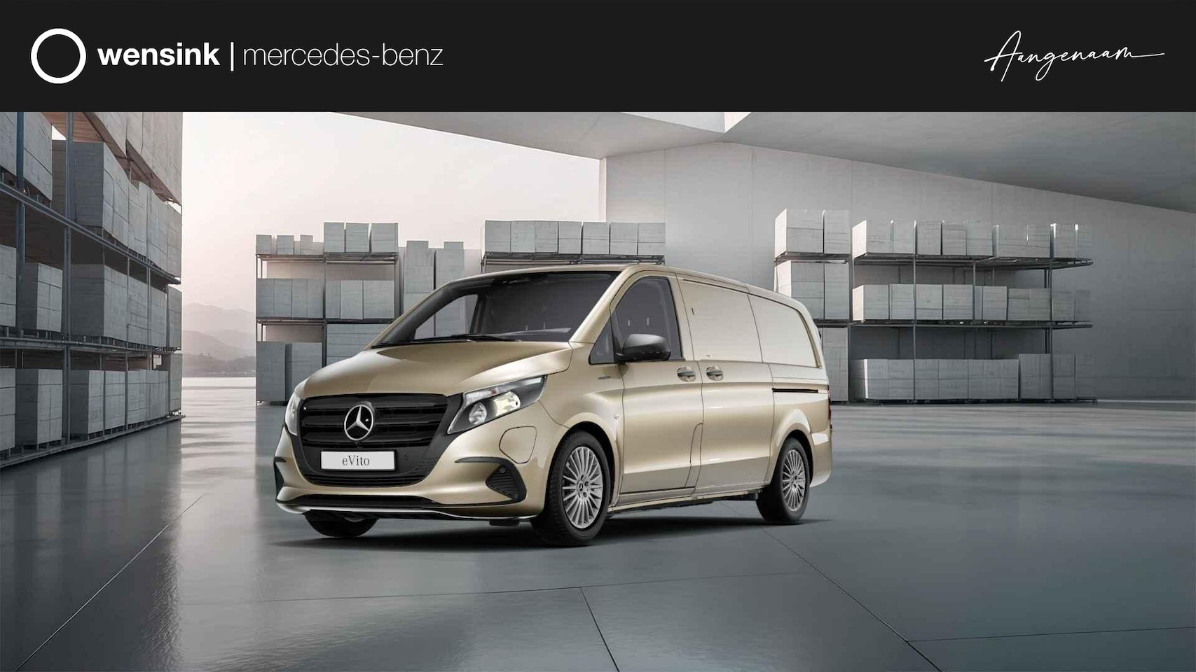 Mercedes-Benz eVito - 112 Bestelwagen L2 66 kWh | Kalaharigold | Achterdeuren | Stoelverwarming | Navigatie | Sn - AutoWereld.nl