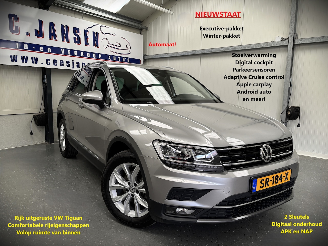 Volkswagen Tiguan - 1.4 TSI 4Motion Highline NIEUWSTAAT !! | 18" Lichtmetalen velgen 'Kingston' | Achteropkome - AutoWereld.nl