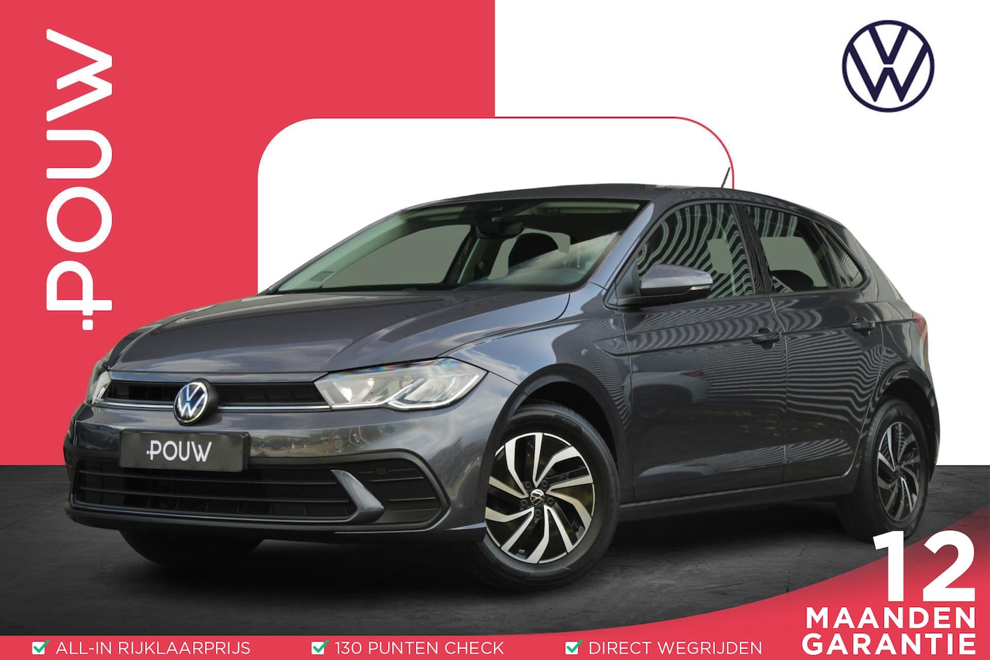 Volkswagen Polo - 1.0 TSI 95pk Life | Apple Carplay/Android Auto | Parkeersensoren - AutoWereld.nl