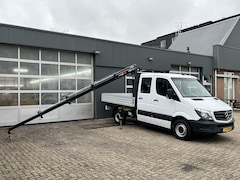 Mercedes-Benz Sprinter - 311 2.2 CDI 366 DC Hiab 029T Laadkraan Trekhaak 2000 kg Airco Cruise controle 7-Persoons O