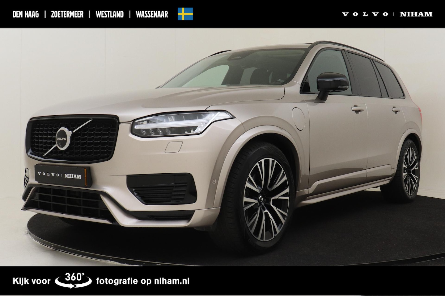 Volvo XC90 - T8 PLUG-IN HYBRID AWD ULTRA DARK *FULL OPTIONS!* -PANO.DAK|BOWERS&WILKINS|TREKHAAK|LUCHTVE - AutoWereld.nl