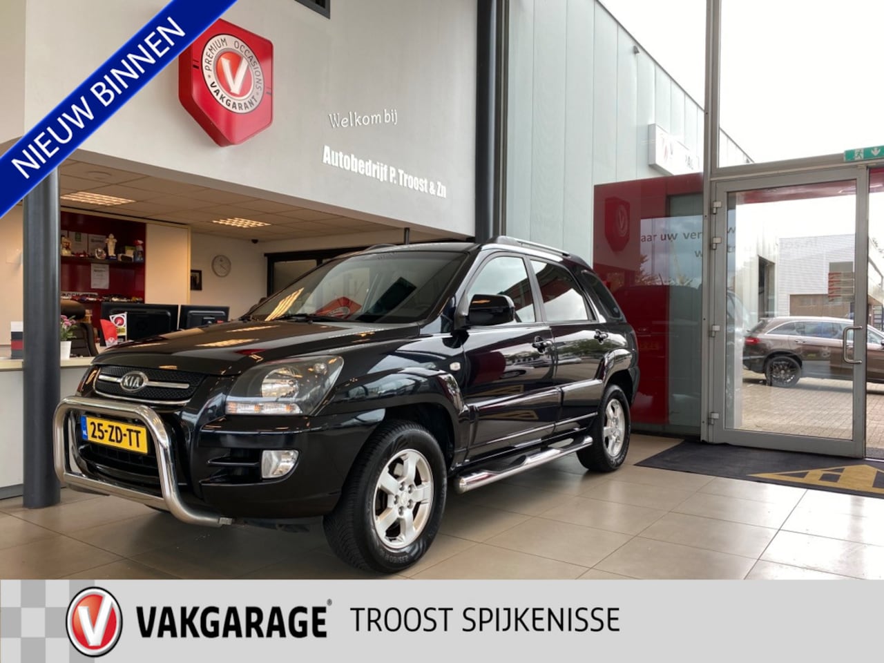 Kia Sportage - 2.0 CVVT Comfort 2.0 CVVT Comfort,Airco,Cruisecontrol,Elektrischpakket,Trekhaak,Pusbar,Treeplankset,Dakrail - AutoWereld.nl