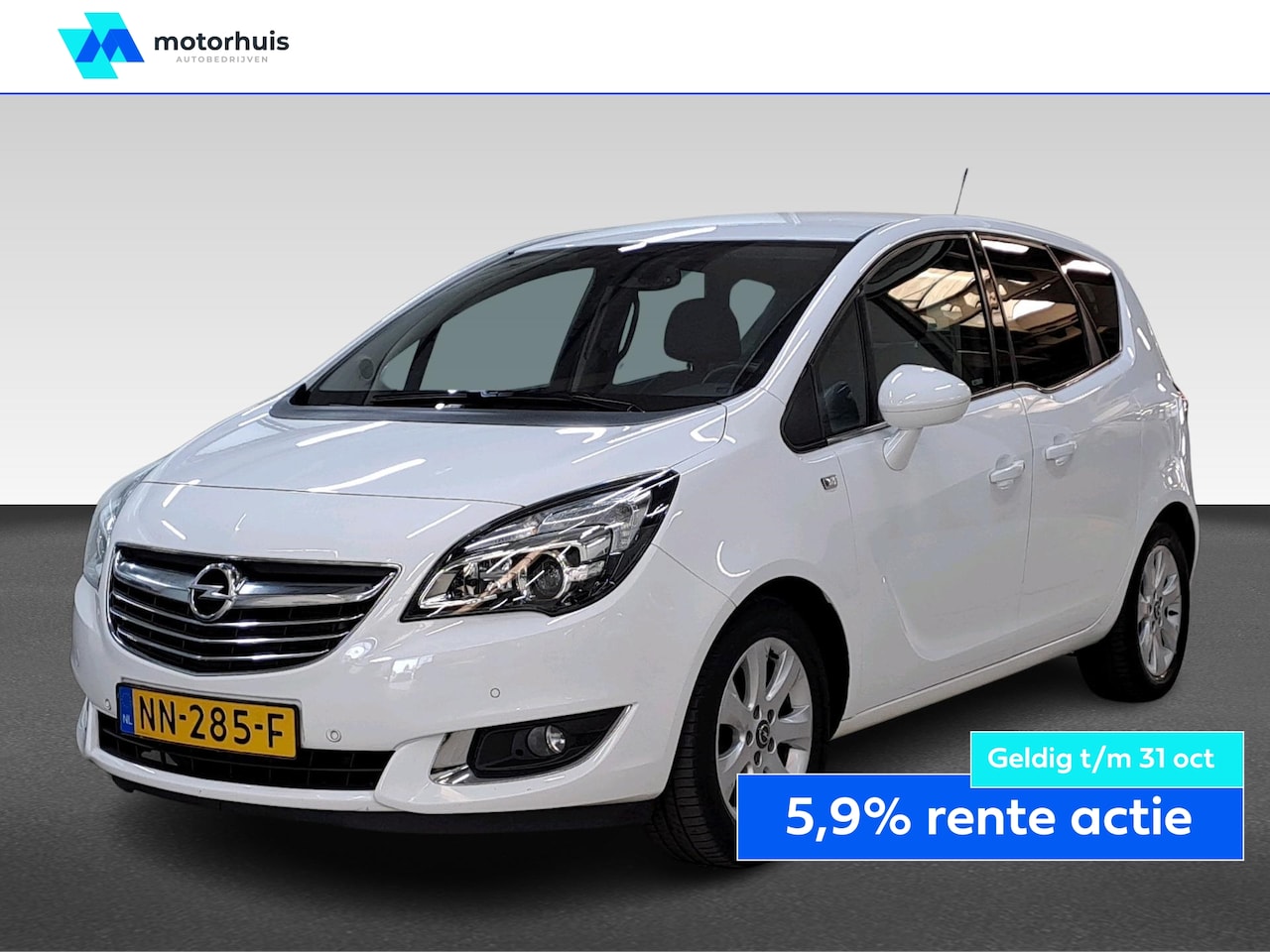 Opel Meriva - 1.4 TURBO 120PK BLITZ ECC TREKHAAK CRUISE PDC WINTERPACK NAP - AutoWereld.nl