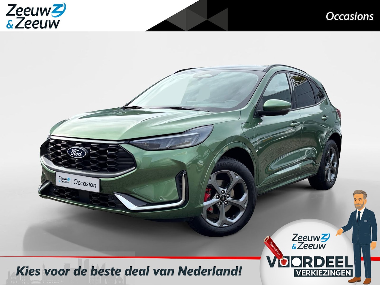 Ford Kuga - 2.5 PHEV ST-Line X | Panoramadak | Technology Pack | Elektrisch wegklapbare Trekhaak | Win - AutoWereld.nl